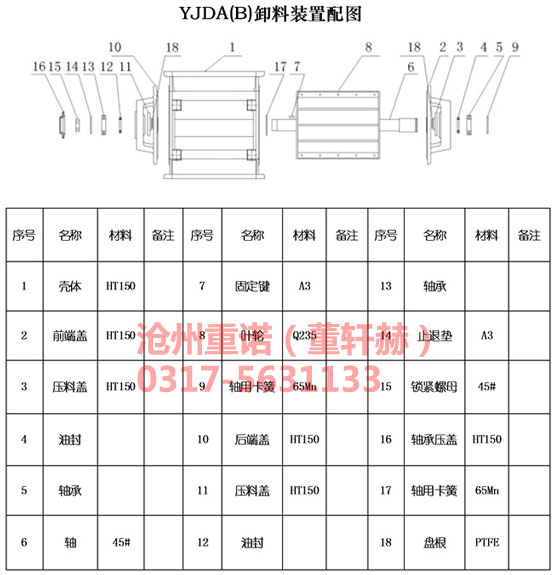 分格輪給料機(jī)的結(jié)構(gòu)及裝配說(shuō)明